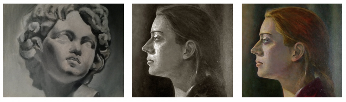 Artcafé: Fijnschilderen portret in grisaille en glacis